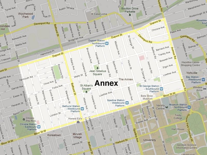 Harta e Aneks Toronto