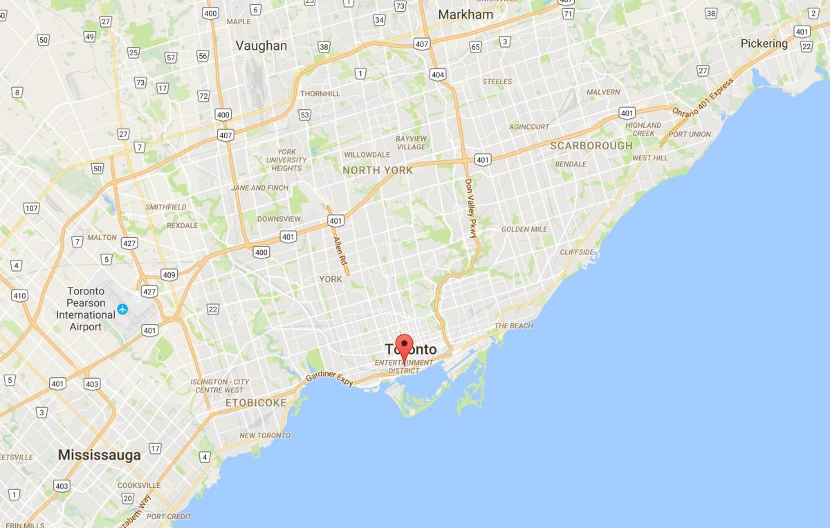 Harta e Argëtuese Qarkut qarkut në Toronto