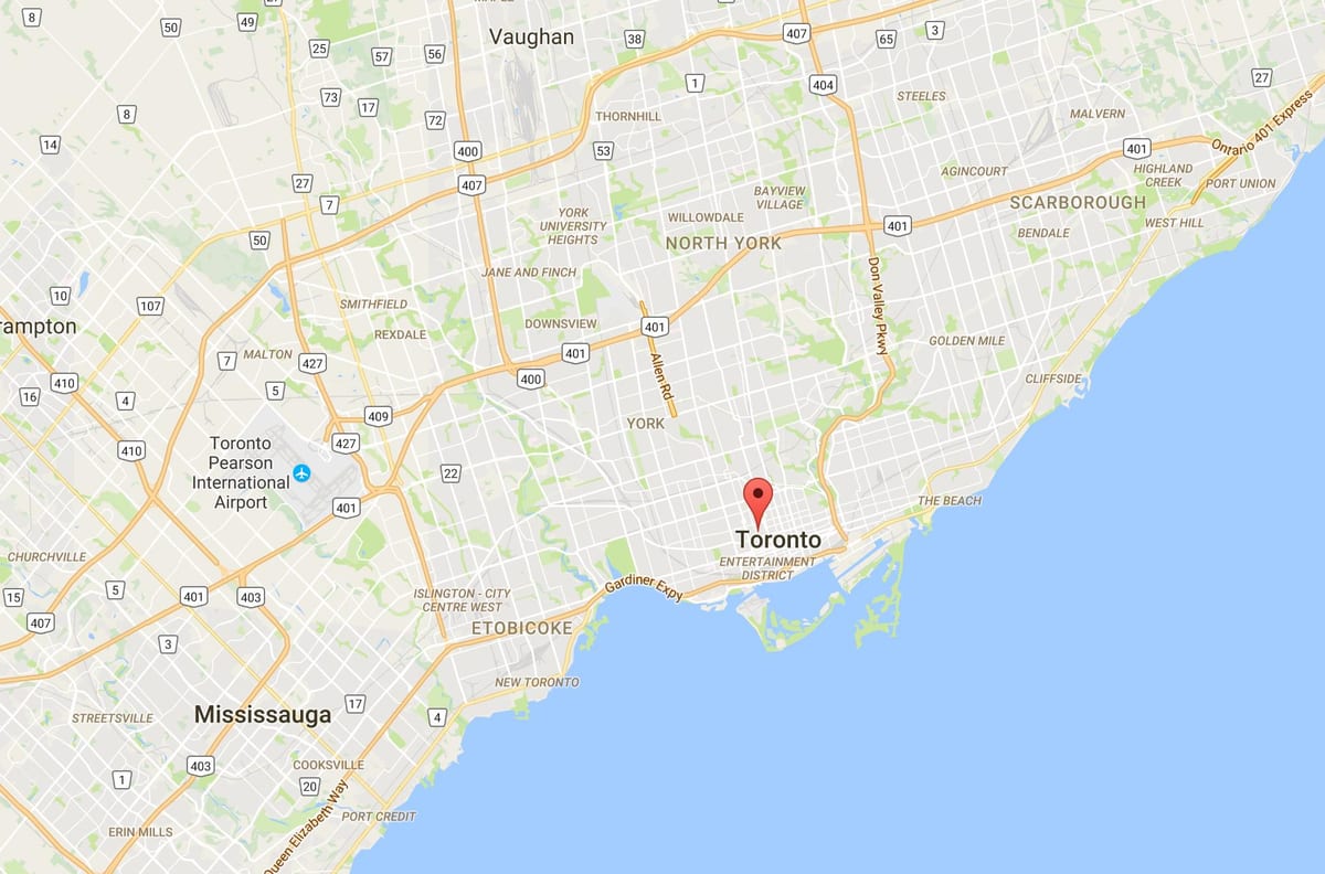 Harta e Baldwin Fshat të rrethit të Torontos