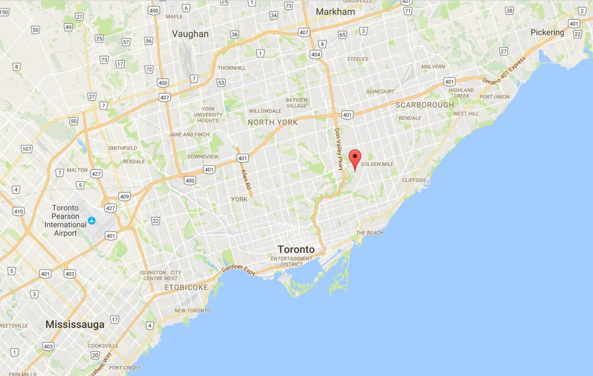 Harta e Bermondsey qarkut në Toronto
