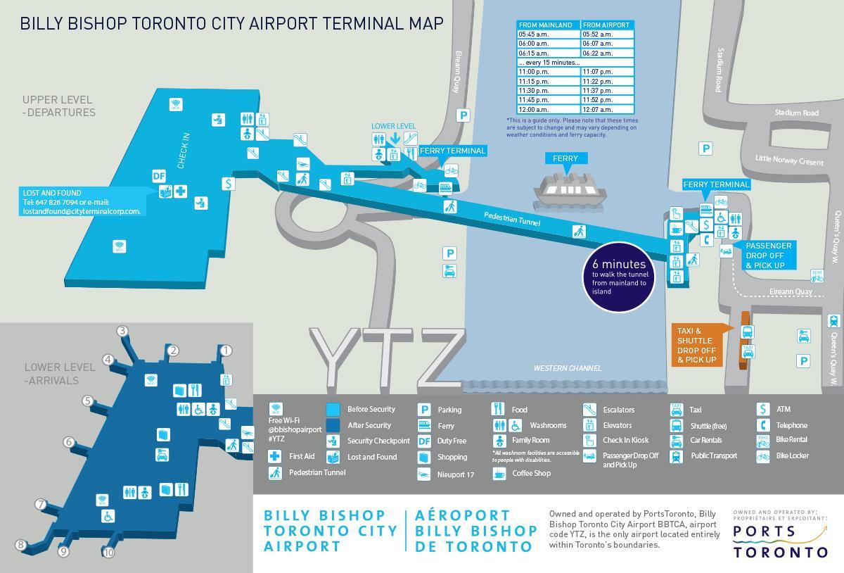 Harta e Billy Peshkopi Toronto qytetit aeroport
