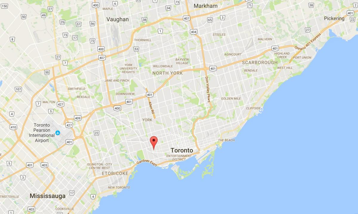 Harta e Brockton Fshat të rrethit të Torontos