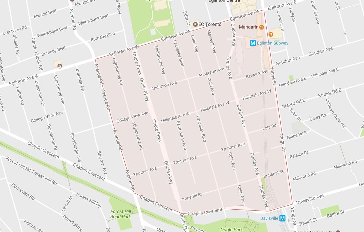 Harta e Chaplin Pasuri lagjen Toronto