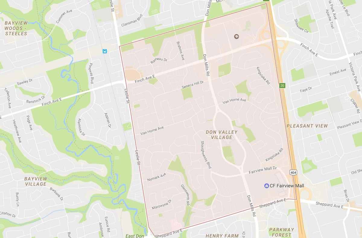 Harta e Badiava lagjen Toronto