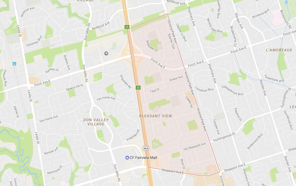 Harta e Këndshme të Parë lagjen Toronto