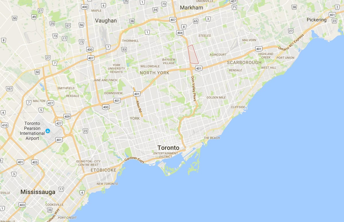 Harta e Këndshme të Parë qarkut në Toronto