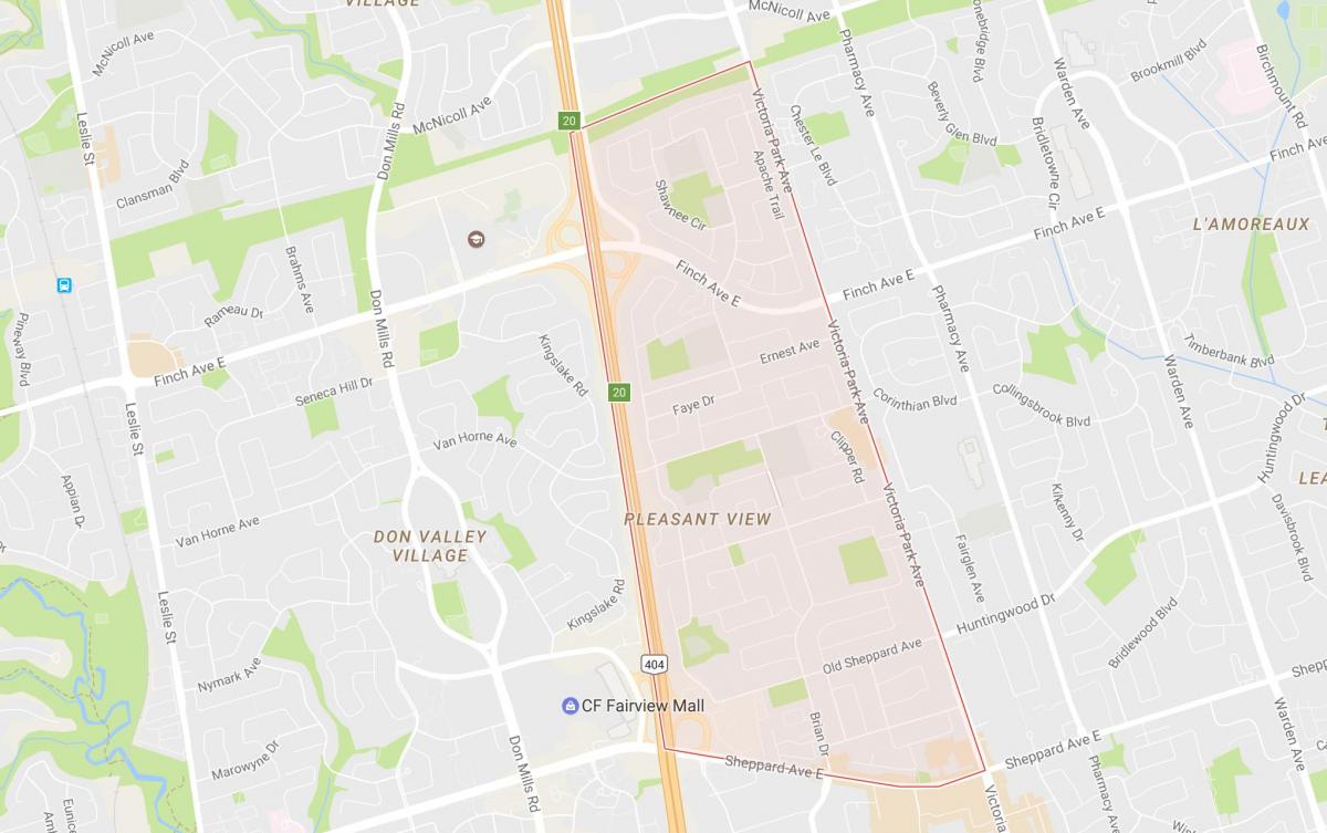 Harta e Këndshme të Parë lagjen Toronto