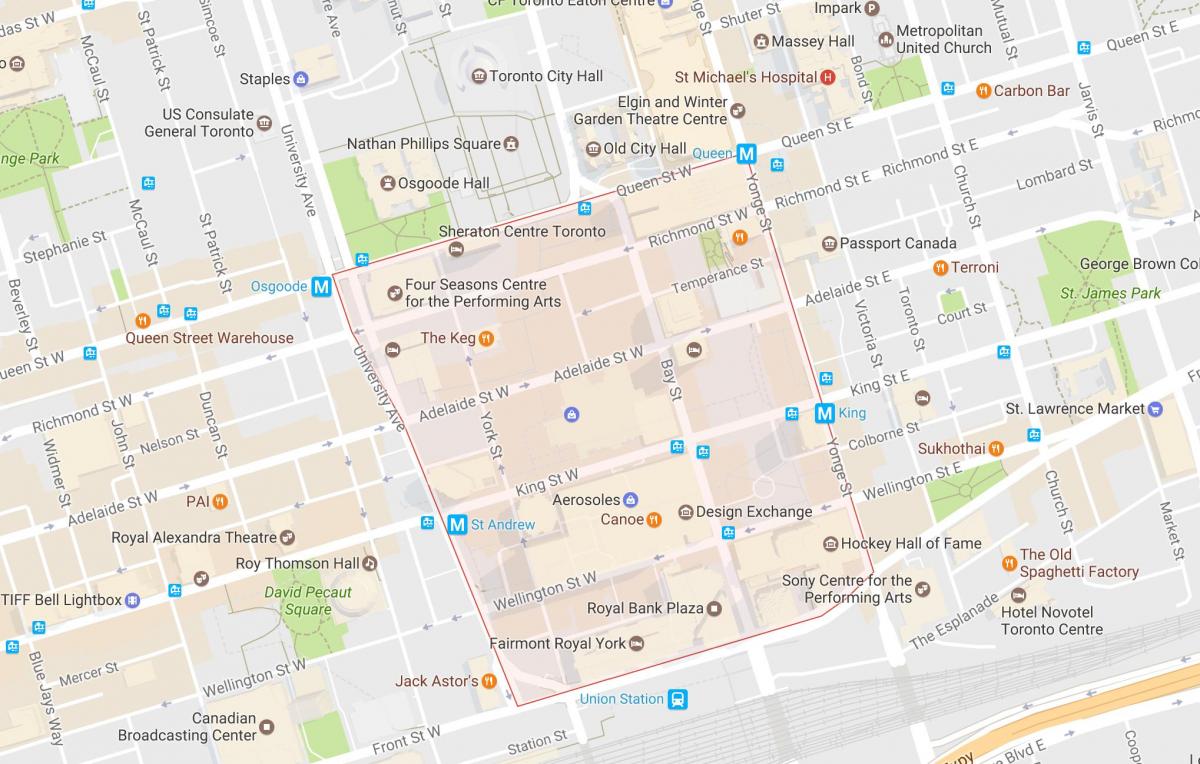 Harta e Financiare Qarkut në lagjen Toronto
