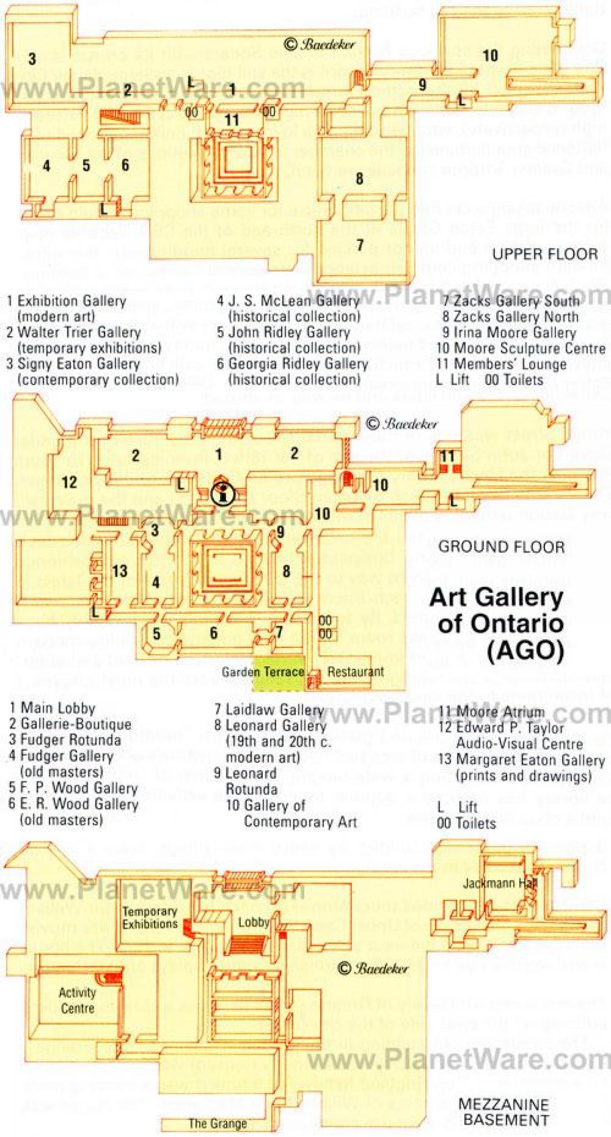 Harta e Galerisë së Artit e Ontarios