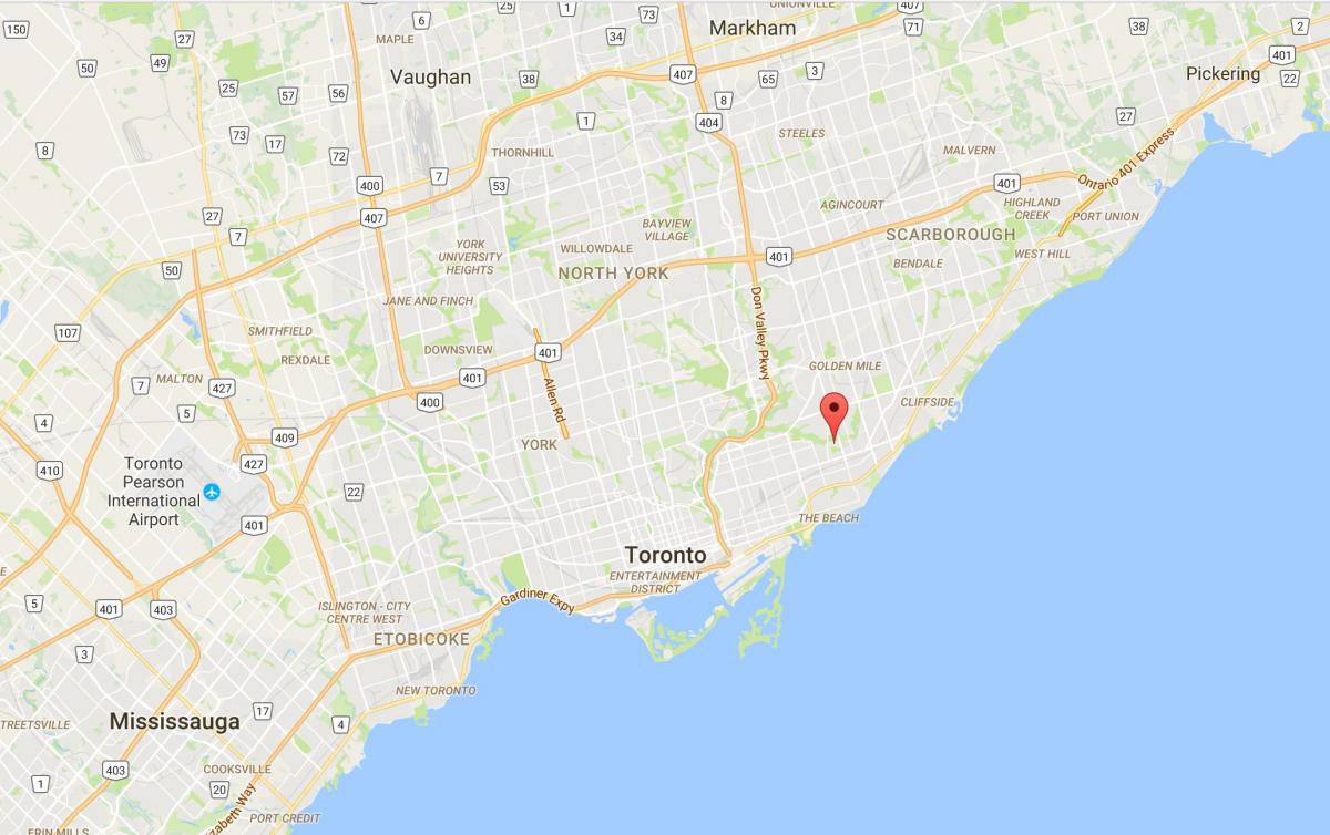 Harta e Gjysmëhënës së Qytetit e qarkut të Torontos