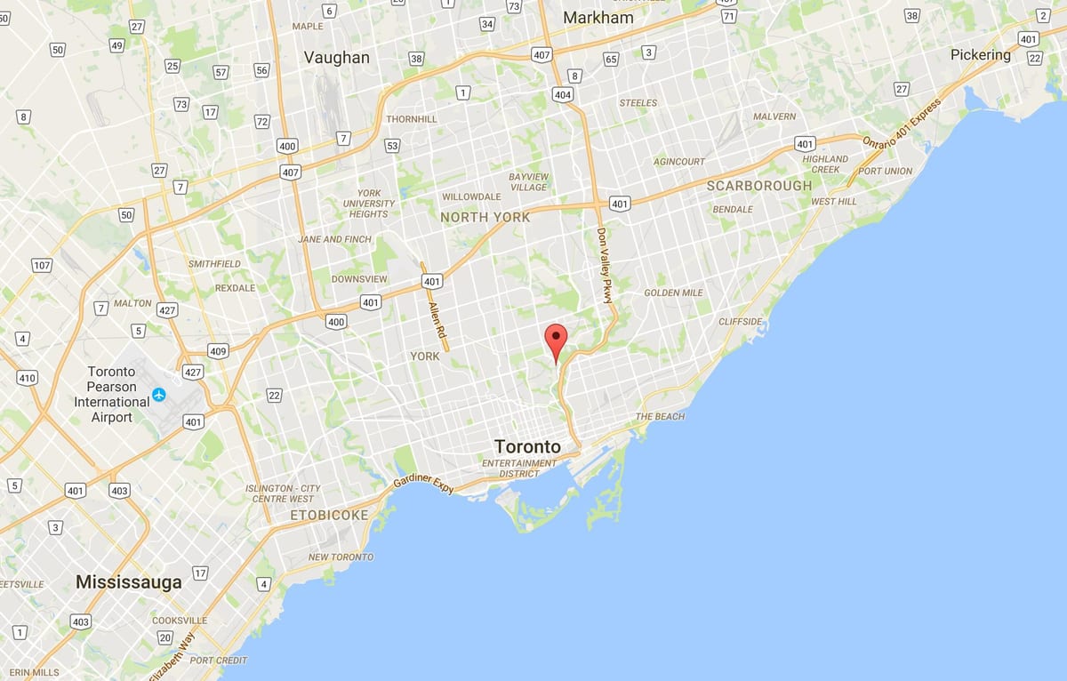 Harta e Guvernatorit të Urës së qarkut Toronto