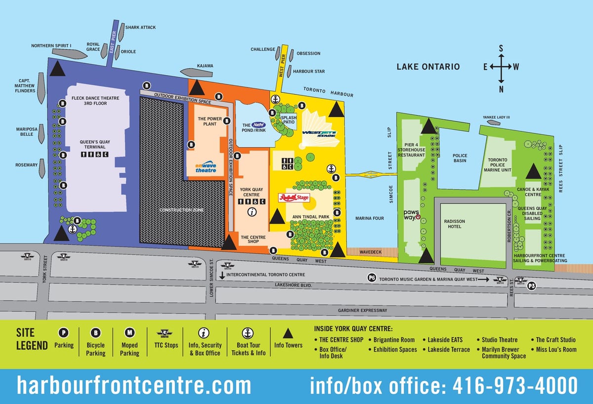 Harta e Harbourfront Qendra
