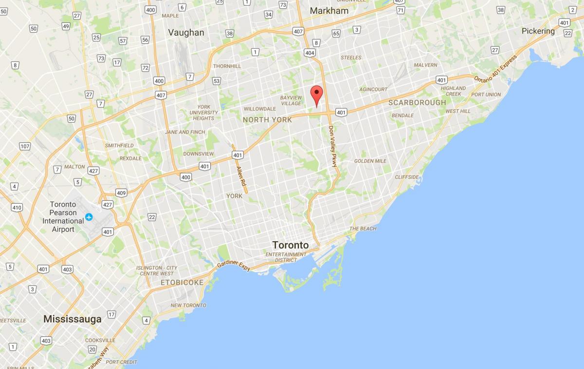 Harta e Henri Fermën e qarkut në Toronto