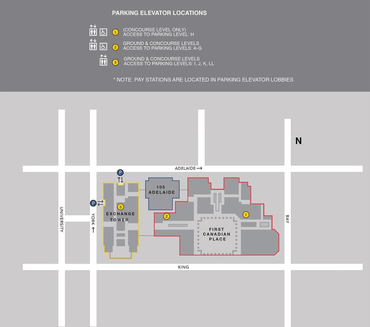 Harta e Parë kanadez vend Toronto parking