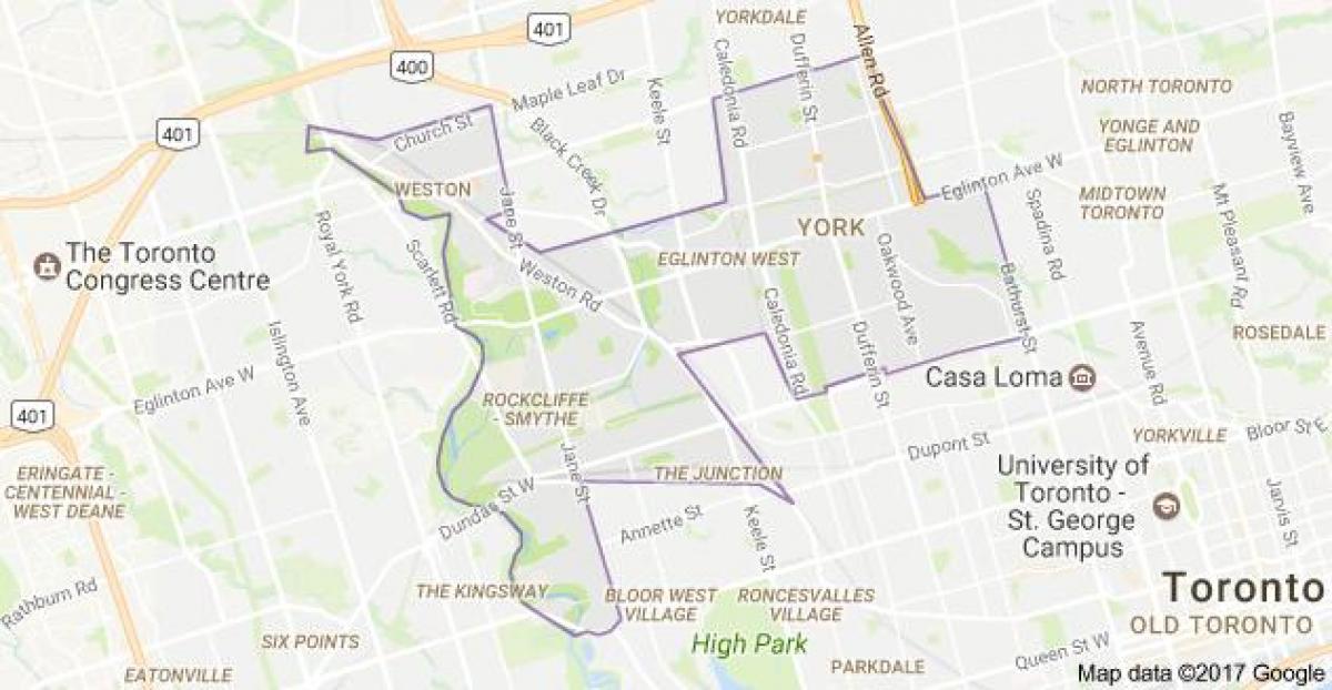 Harta e York e Toronto, Kanada