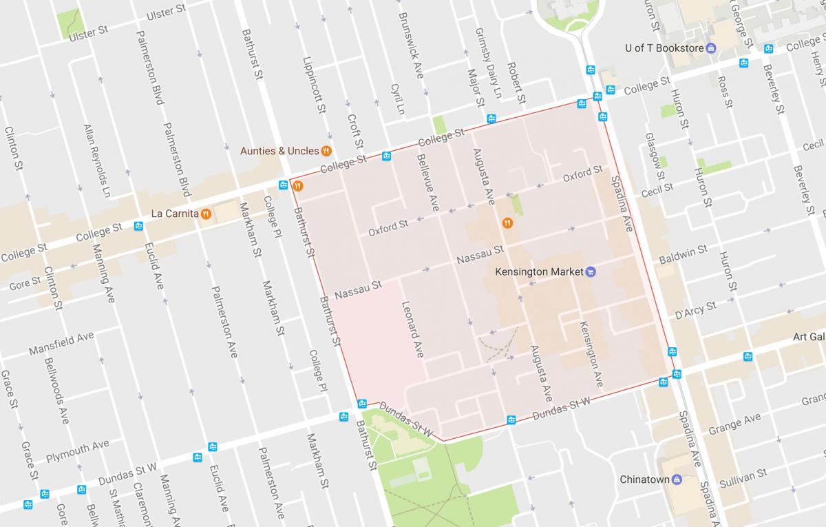 Harta e Kensington Tregut lagjen Toronto