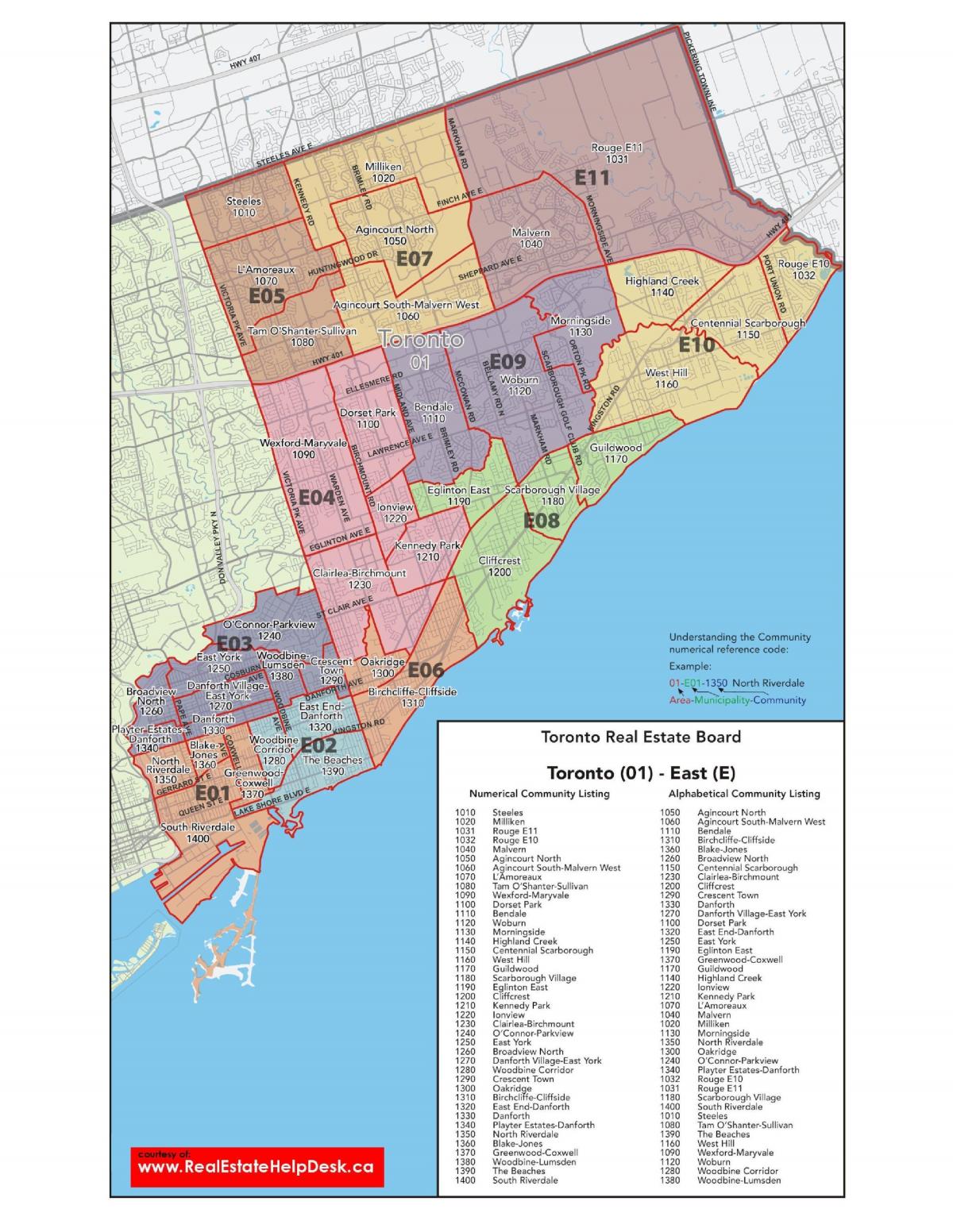 Harta e lindjes Toronto