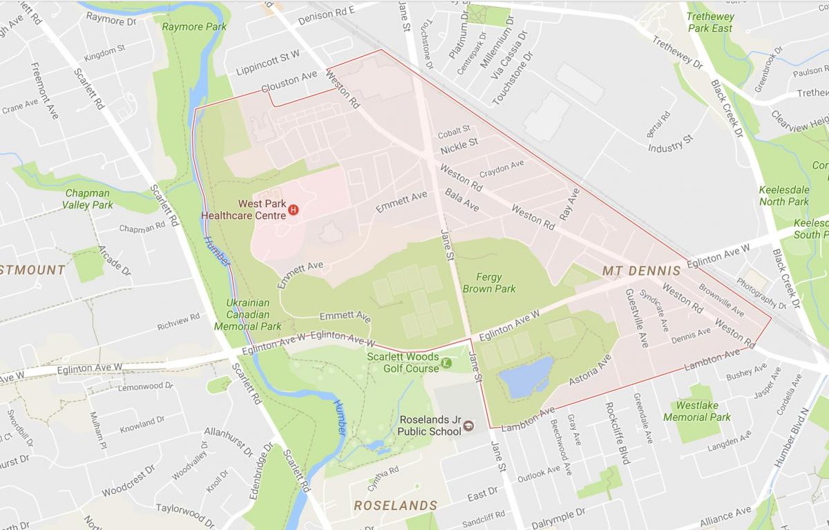 Harta e Malit Dennis lagjen Toronto