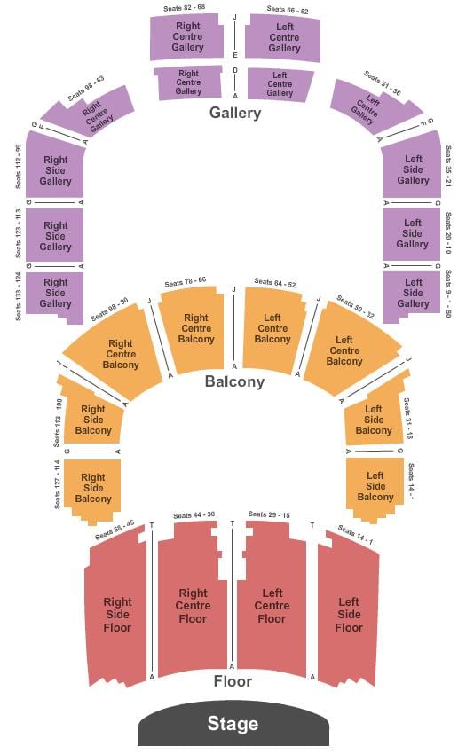 Harta e Massey Hall