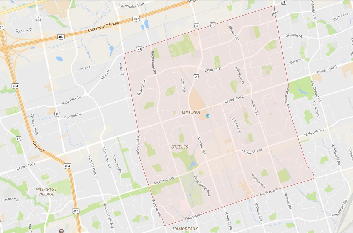 Harta e Milliken lagjen Toronto