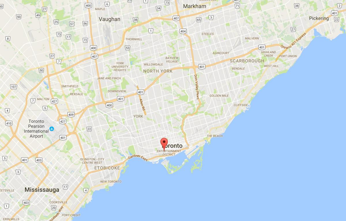 Harta e Modës Qarkut qarkut në Toronto