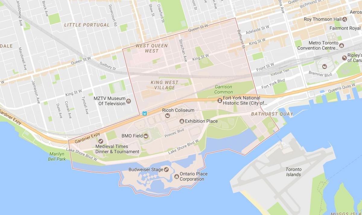 Harta e Niagara lagjen Toronto