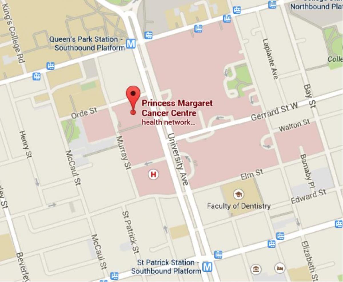 Harta e Princesha Margaret Kancerit Qendër të Torontos