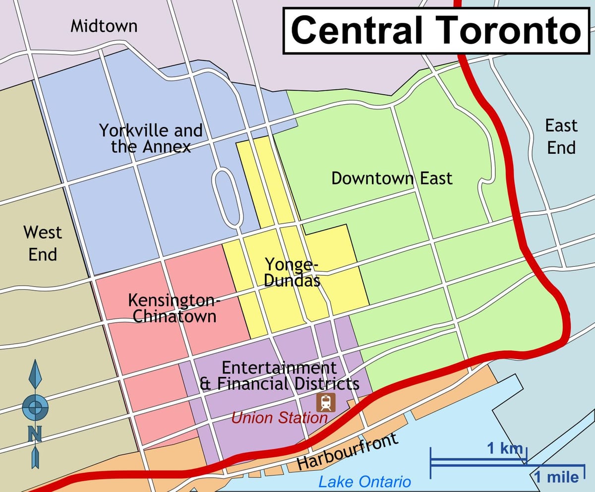 Harta e Qendrore Toronto
