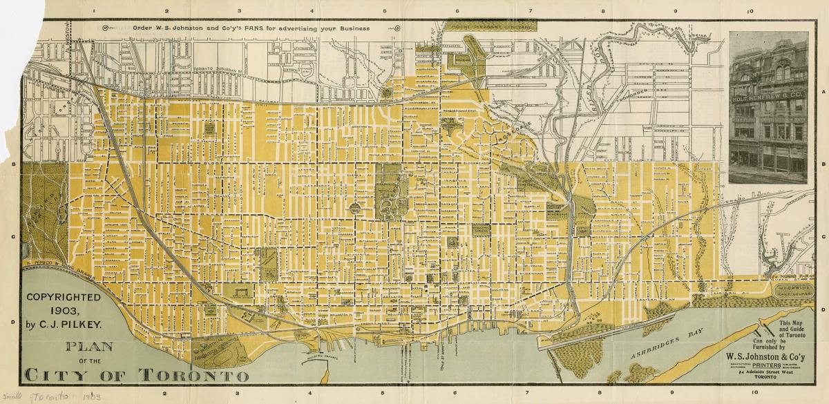 Harta e qytetit të Torontos 1903