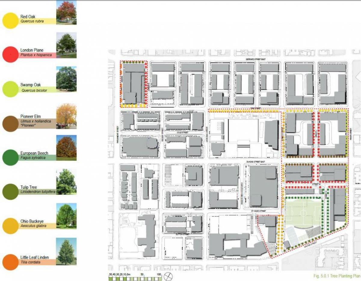 Harta e Revitalizimit të planit të Regjenti Park Toronto faza 3