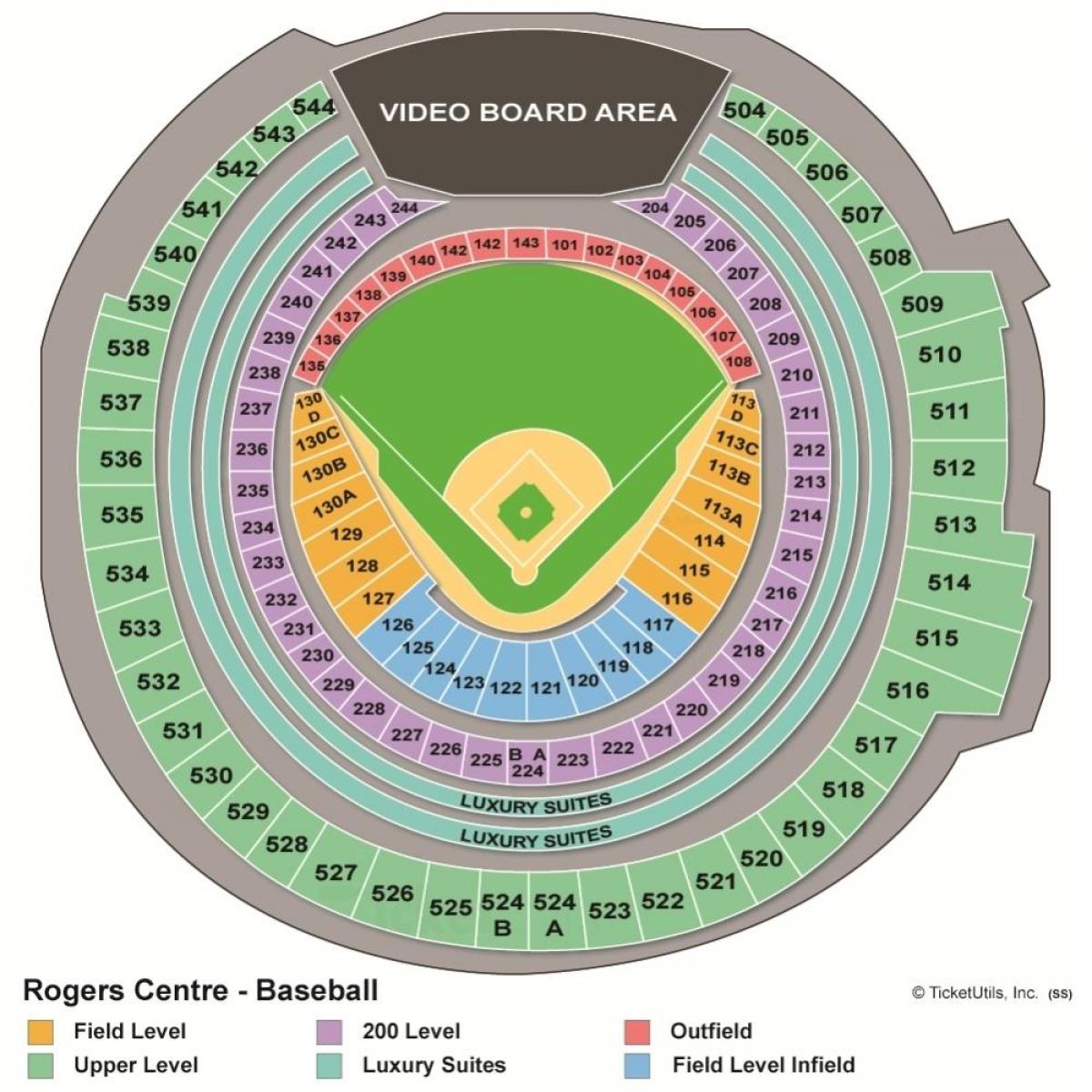 Harta e Rogers qendra baseball
