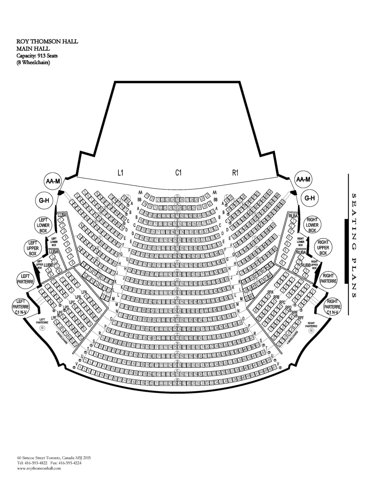 Harta e Roy Thomson Hall