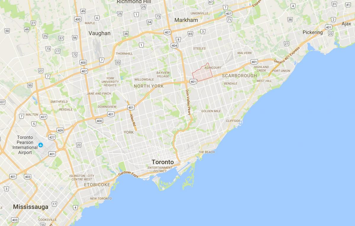 Harta e Tam, O'Shanter – Sullivandistrict Toronto