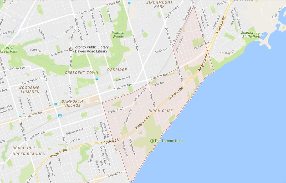 Harta e Thupër Shkëmb lagjen Toronto