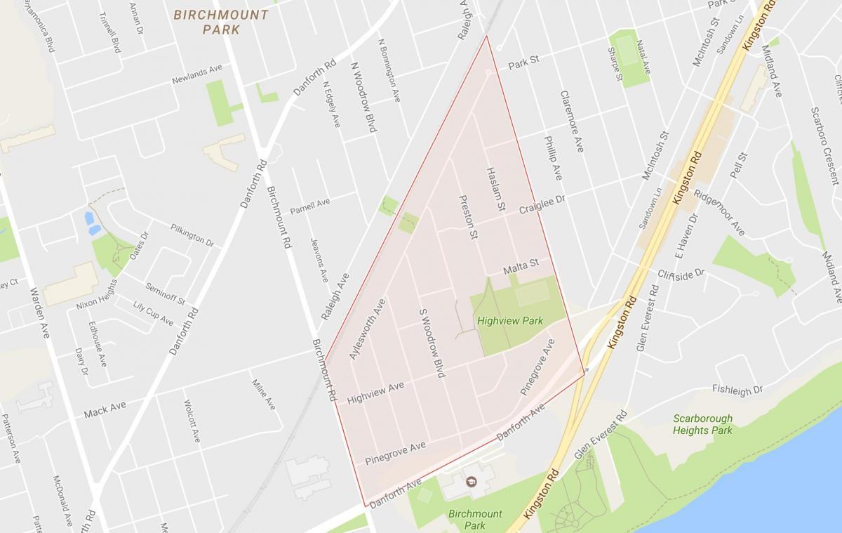 Harta e Thupër Shkëmb Lartësi lagjen Toronto