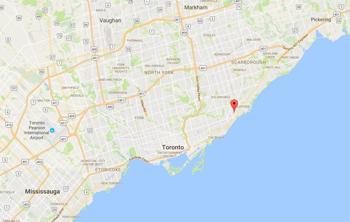 Harta e Thupër Shkëmb Lartësi të qarkut Toronto