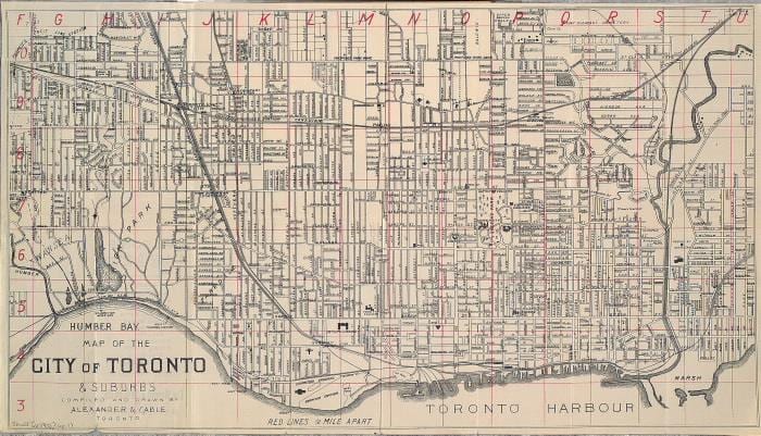 Harta e Torontos 1902