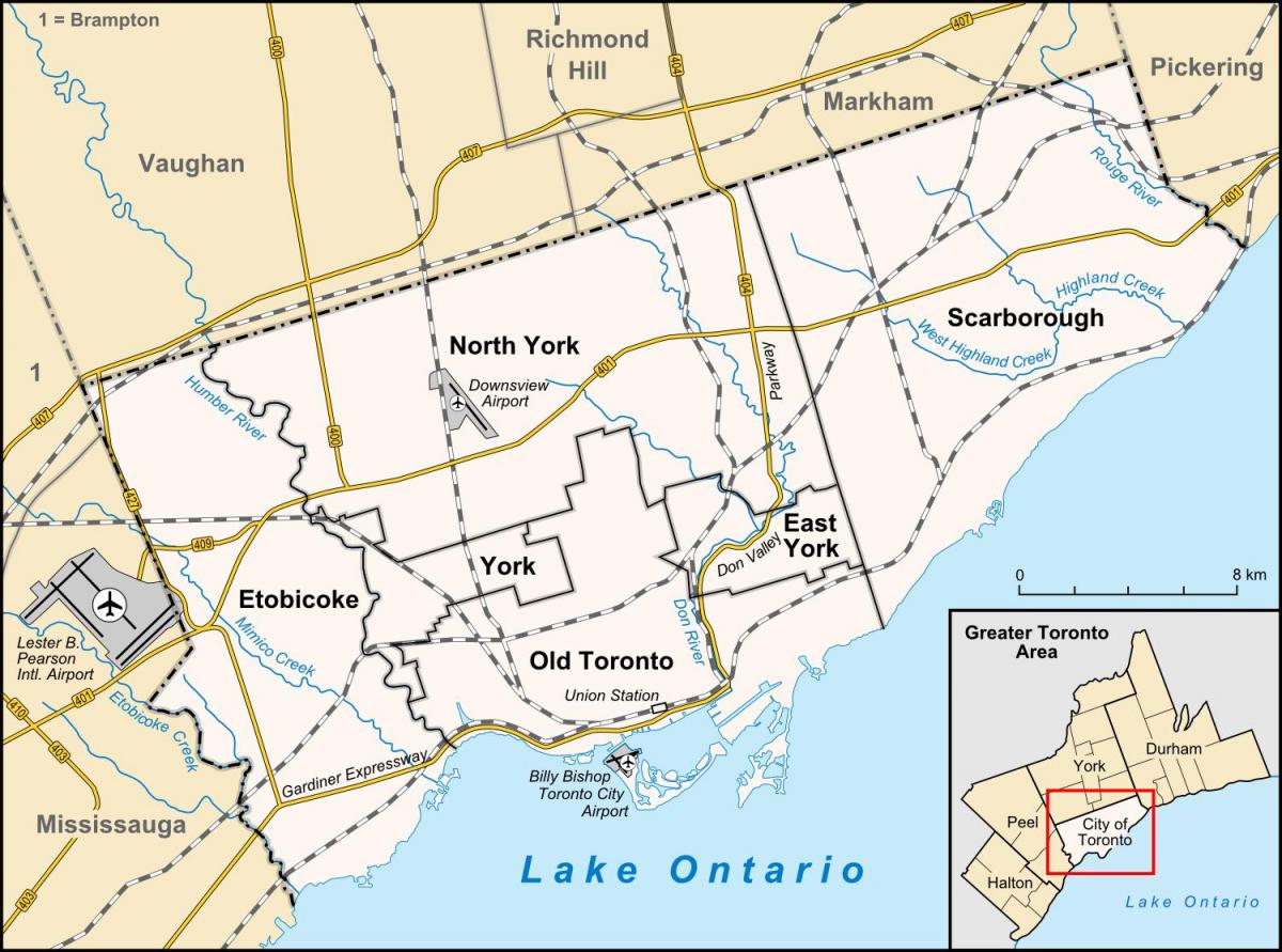 Harta e Torontos