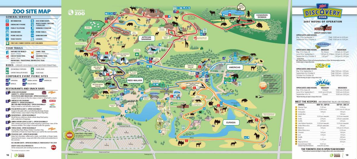 Harta e Torontos në kopshtin zoologjik