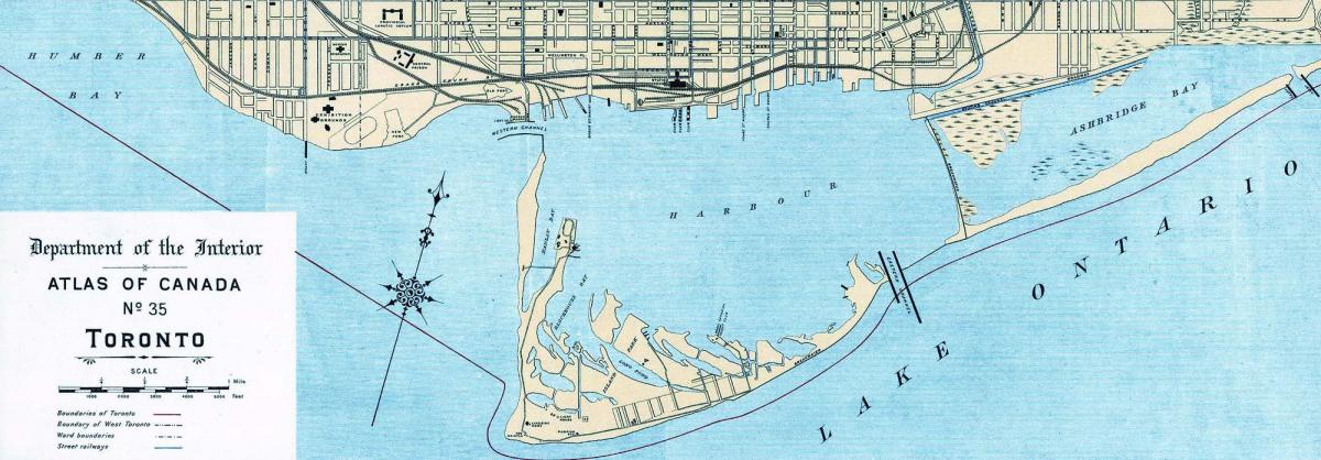Harta e Torontos Port 1906