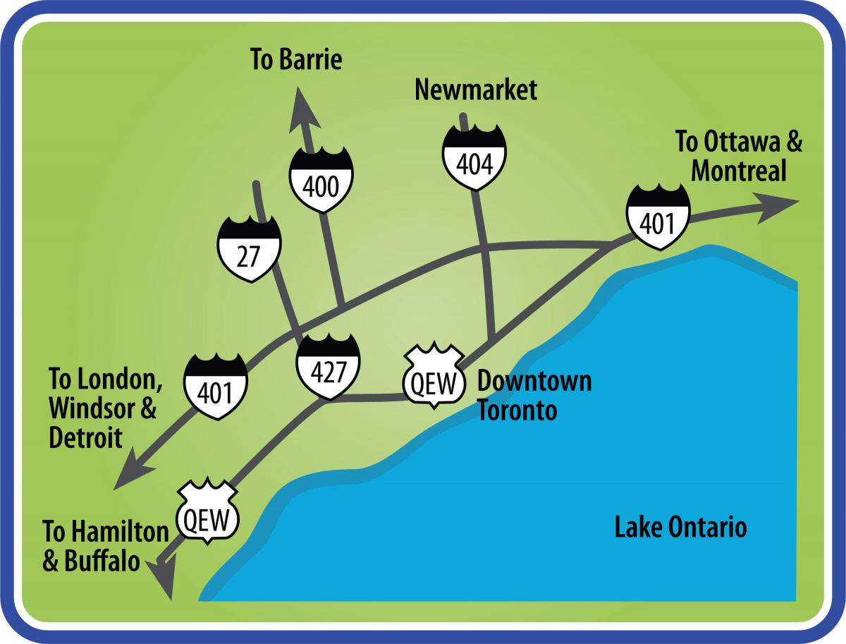 Harta e Torontos rrugëve