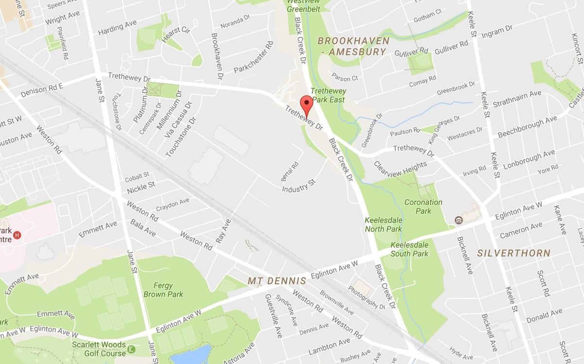 Harta e Trethewey drive Toronto