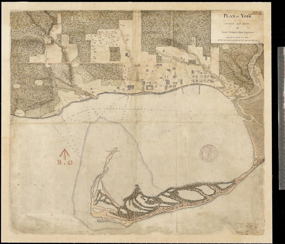 Harta e tokave të Jork, Toronto e parë centure 1787-1884
