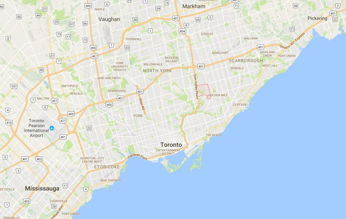 Harta e Victoria Fshat të rrethit të Torontos