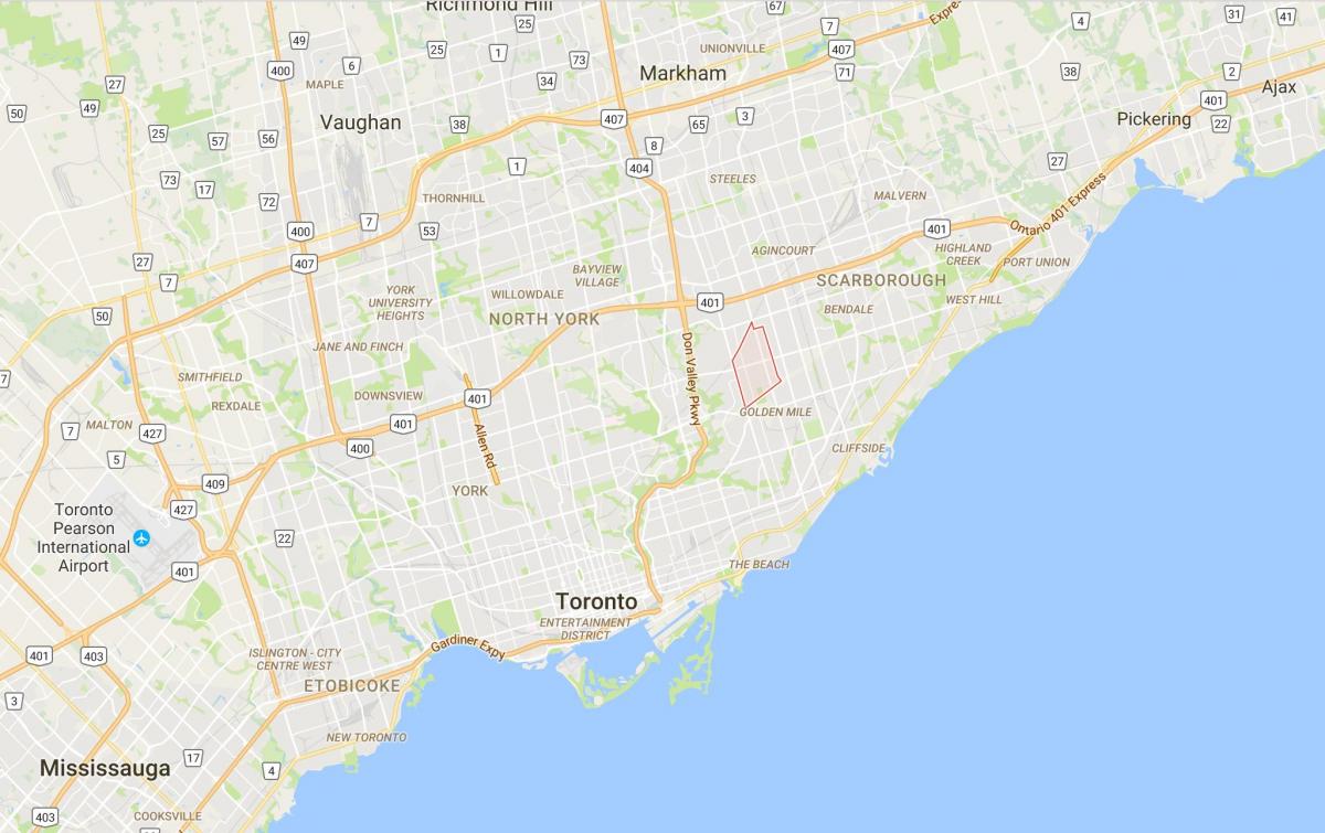 Harta e Wexford qarkut në Toronto