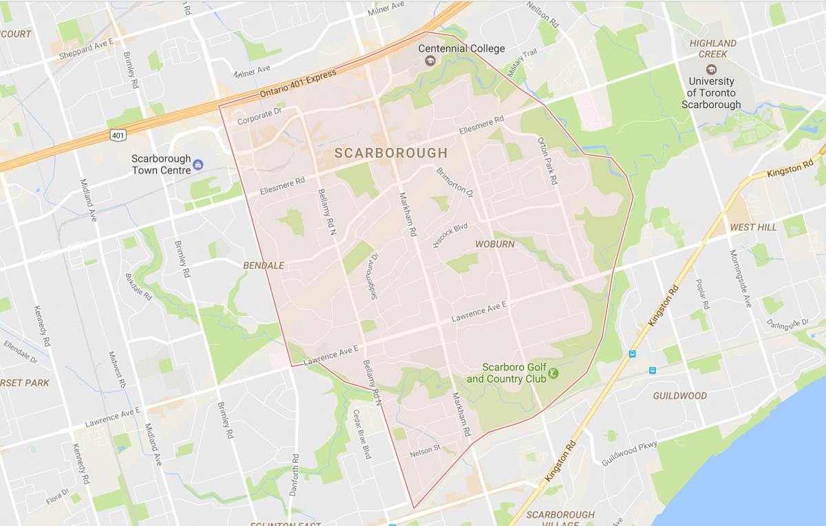 Harta e Woburn lagjen Toronto