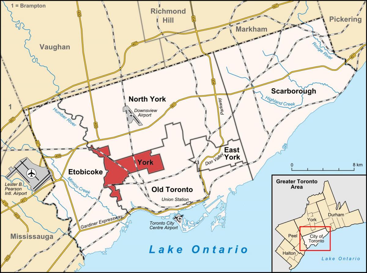 Harta e York-Toronto
