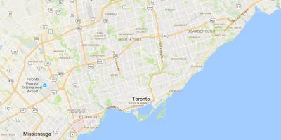 Harta e Alderwood Parkviewdistrict Toronto