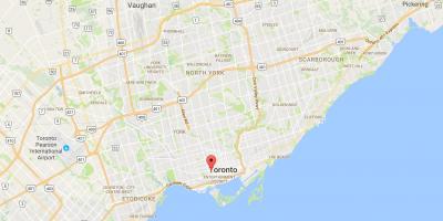 Harta e Alexandra park qarkut në Toronto