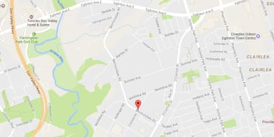 Harta e Bermondsey rrugës Toronto